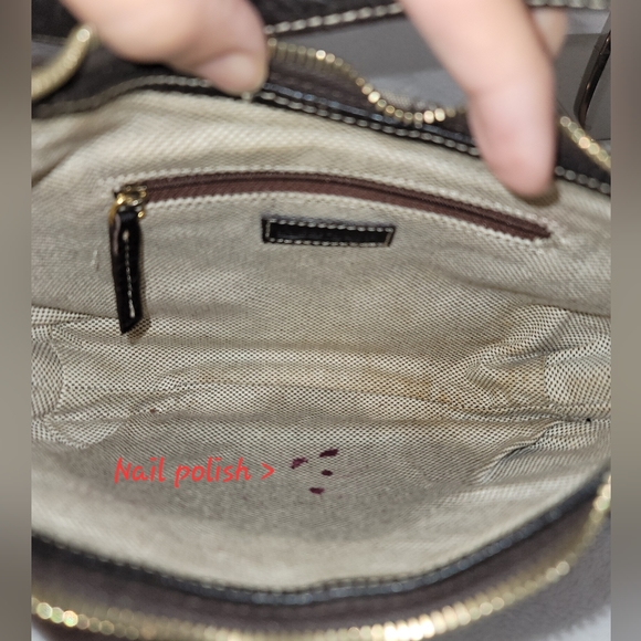 Dooney & Bourke Top Zip Monogram Shoulder Purse w/Bag Charm & Key Clip - Picture 10 of 12